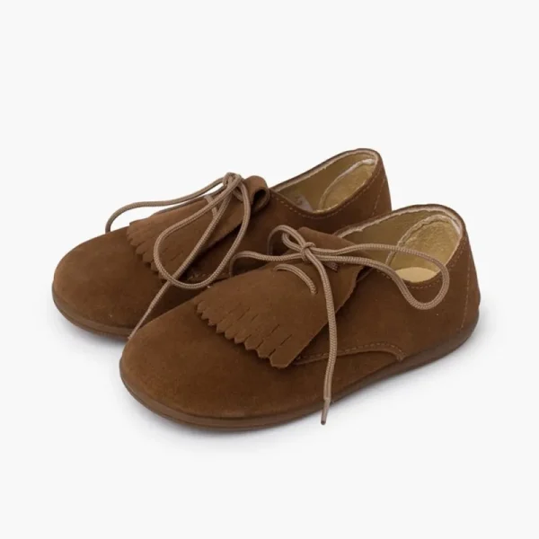 Pisamonas Bluchers Camurca Lingueta Franjas Store