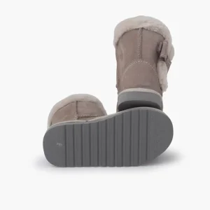 Pisamonas Bota Estilo Australiana Laco Lateral Cor Areia Flash Sale