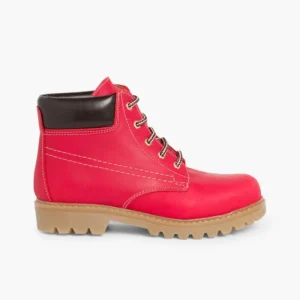 Pisamonas Botas De Montanha Criancas E Adultos Cor Vermelho Discount