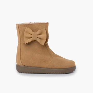 Pisamonas Botas Menina Camurca Laco Lateral Grande Clearance