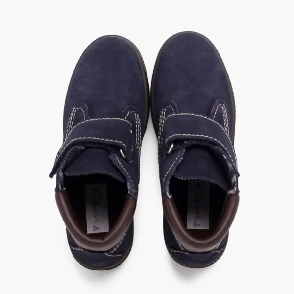 Pisamonas Botas Sola Track Fecho Aderente Pespontos Shop