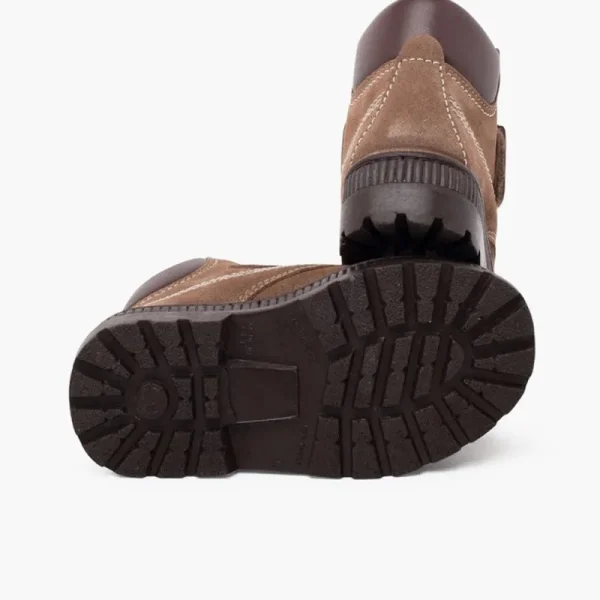 Pisamonas Botas Sola Track Fecho Aderente Pespontos Shop