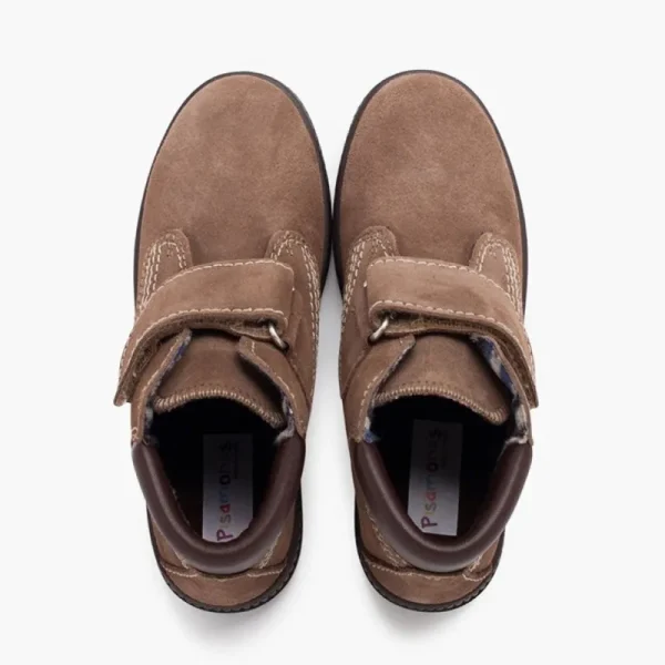 Pisamonas Botas Sola Track Fecho Aderente Pespontos Shop