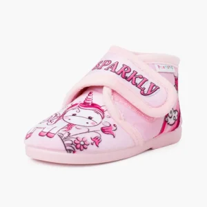 Pisamonas Botinhas Pantufa Sparkly Fecho Aderente Cor Rosa Cheap