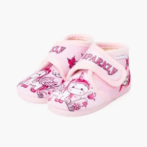 Pisamonas Botinhas Pantufa Sparkly Fecho Aderente Cor Rosa Cheap