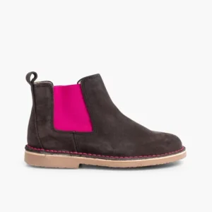 Pisamonas Botins De Camurca Criancas & Mulher Com Elasticos De Cores Outlet