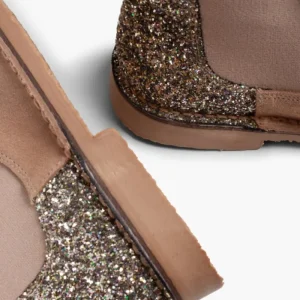 Pisamonas Botins Menina Camurca Com Traseira Glitter Best Sale