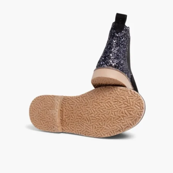 Pisamonas Botins Menina Camurca Com Traseira Glitter Best Sale