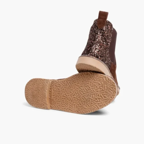 Pisamonas Botins Menina Camurca Com Traseira Glitter Best Sale