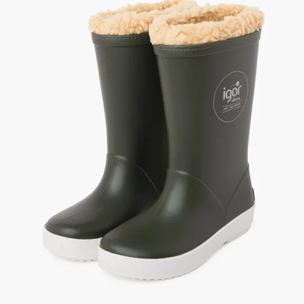 Pisamonas Galochas Forro Interior Para Criancas Fashion