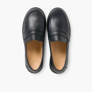 Pisamonas Mocassins Colegiais Azul Marinho/Preto Cheap