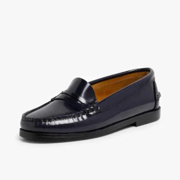 Pisamonas Mocassins Menina Colegio Pele Clearance