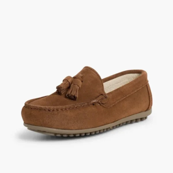 Pisamonas Mocassins Menino Camurca Berloques Online