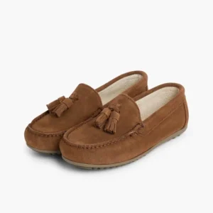 Pisamonas Mocassins Menino Camurca Berloques Online