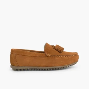 Pisamonas Mocassins Menino Camurca Berloques Online