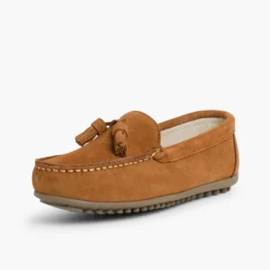 Pisamonas Mocassins Menino Camurca Berloques Online