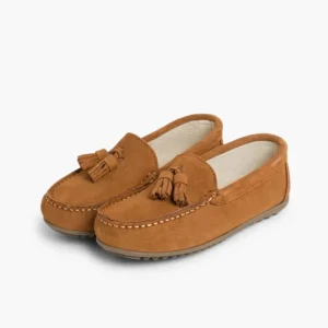 Pisamonas Mocassins Menino Camurca Berloques Online