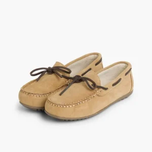 Pisamonas Mocassins Menino Camurca Atacador Quadrado Flash Sale