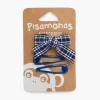 Pisamonas Pack Ganchos Classicos E Bico De Pato Com Laco Tartan Online