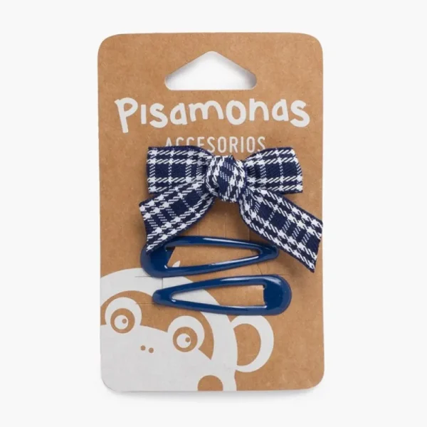 Pisamonas Pack Ganchos Classicos E Bico De Pato Com Laco Tartan Online