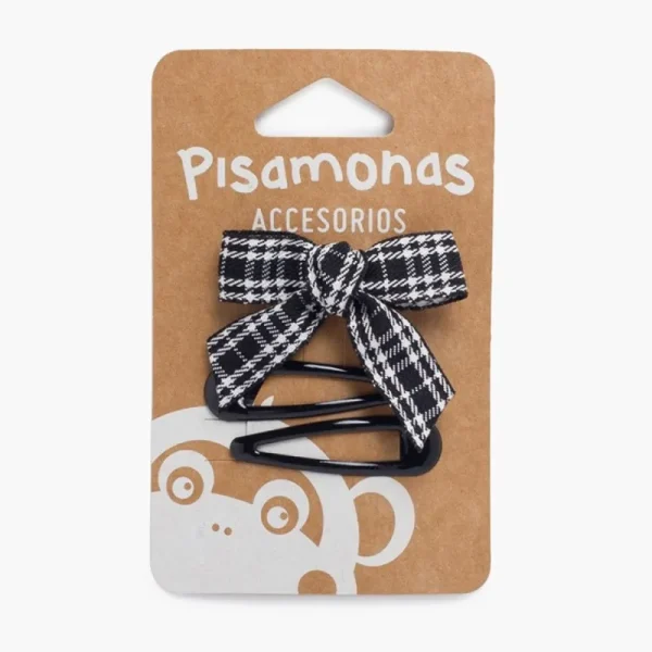 Pisamonas Pack Ganchos Classicos E Bico De Pato Com Laco Tartan Online