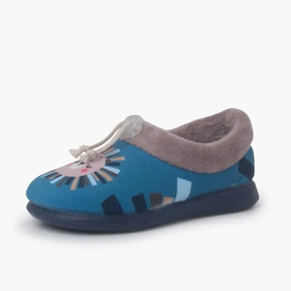 Pisamonas Pantufas Ajustaveis Leao Cor Azul Best Sale