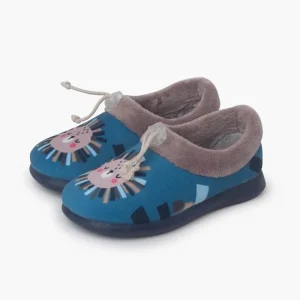 Pisamonas Pantufas Ajustaveis Leao Cor Azul Best Sale