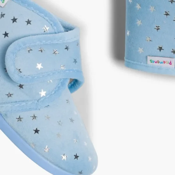 Pisamonas Pantufas Bota Com Estrelinhas Hot