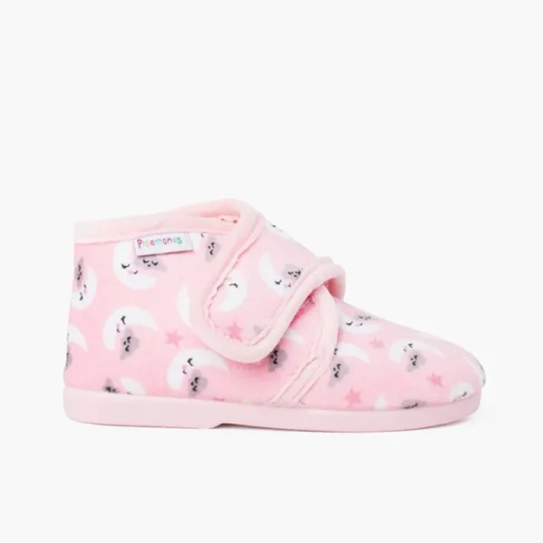 Pisamonas Pantufas Bota Fecho Aderente Estampadas Outlet