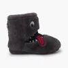 Pisamonas Pantufas Bota Inverno Desenho Monstro Cor Cinzento Best Sale