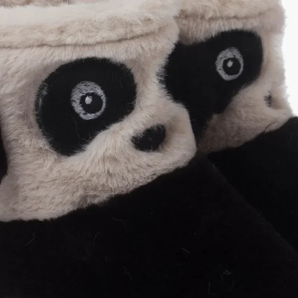 Pisamonas Pantufas Bota Panda Criancas Cor Blanco Y Negro Outlet