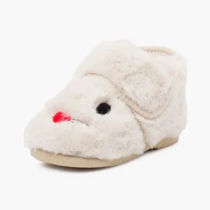 Pisamonas Pantufas Coelhinho Pelo Suave Cor Cru Outlet