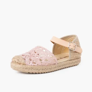 Pisamonas Sandalia Alpargata Macrame Menina Com Fivela Store