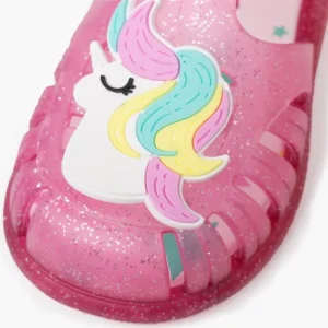 Pisamonas Sandálias De Borracha Glitter Unicornio Tira Aderente Store