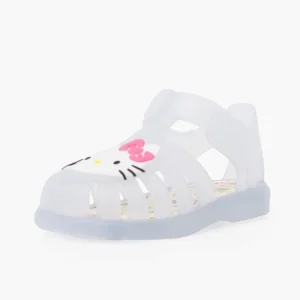 Pisamonas Sandálias De Borracha Hello Kitty Fecho Aderente Clearance