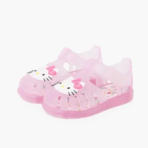 Pisamonas Sandálias De Borracha Hello Kitty Fecho Aderente Clearance