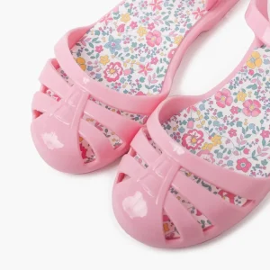 Pisamonas Sandálias De Borracha Menina Fivela Palmilha Flores Discount