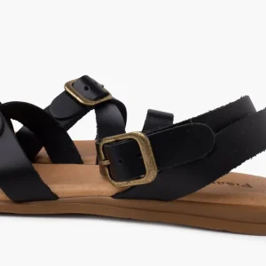 Pisamonas Sandálias De Dedo Fivelas Pele Discount