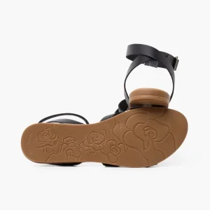 Pisamonas Sandálias De Dedo Fivelas Pele Discount