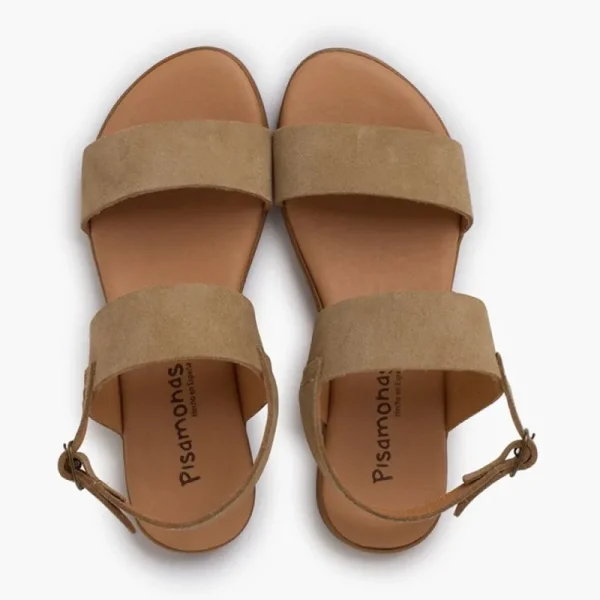Pisamonas Sandálias Tiras Largas Camurca Cheap
