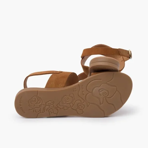 Pisamonas Sandálias Tiras Largas Camurca Cheap