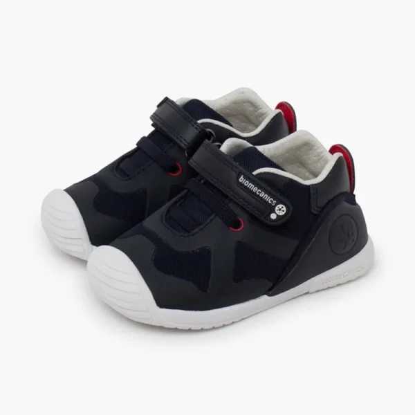 Pisamonas Sapatilhas Biomecanics Tira Aderente Atacador Elastico Cor Azul-Marinho Fashion