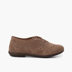 Pisamonas Sapatos Blucher Menina E Mulher Camurca Shop