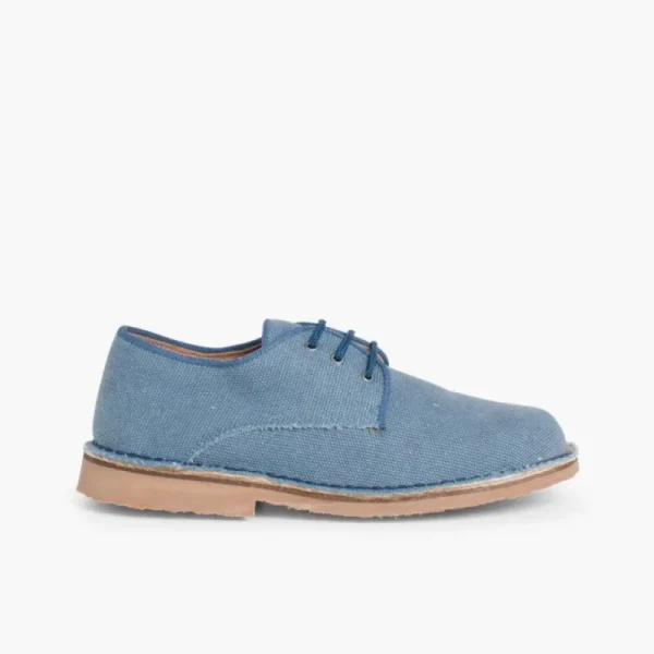 Pisamonas Sapatos Blucher Menino & Homem Tecido Canvas Online