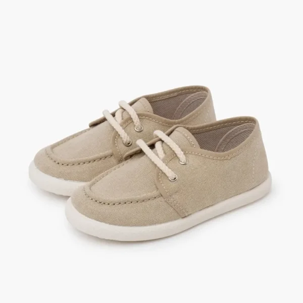 Pisamonas Sapatos De Vela Lona Eco Sola Branca Outlet