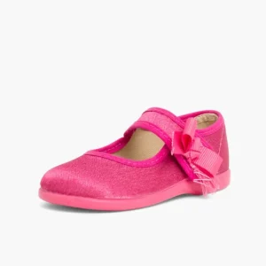 Pisamonas Sapatos Merceditas Menina De Cetim Com Tiras Aderentes Clearance