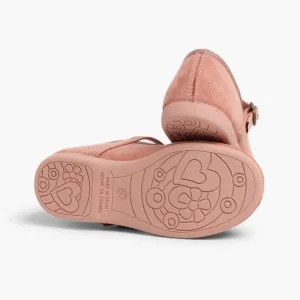 Pisamonas Sapatos Merceditas Menina Fivela Laco Veludo Discount