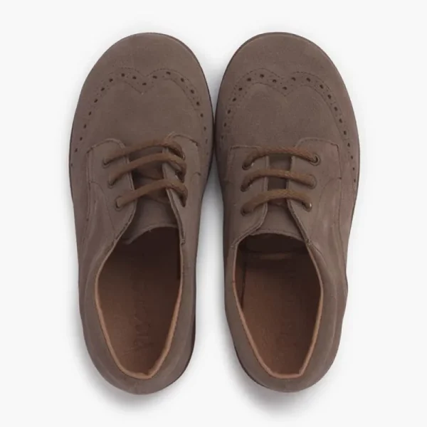 Pisamonas Sapatos Oxford Camurca Sola Caramelo Best Sale