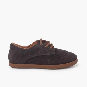 Pisamonas Sapatos Oxford Camurca Sola Caramelo Best Sale