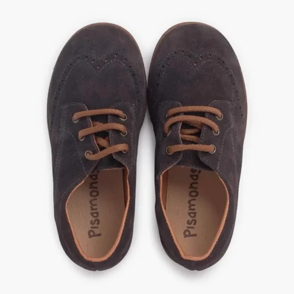 Pisamonas Sapatos Oxford Camurca Sola Caramelo Best Sale